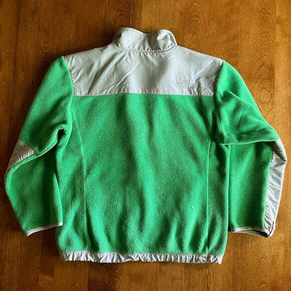 The North Face green fleece jacket L 12 - Picture 10 of 12